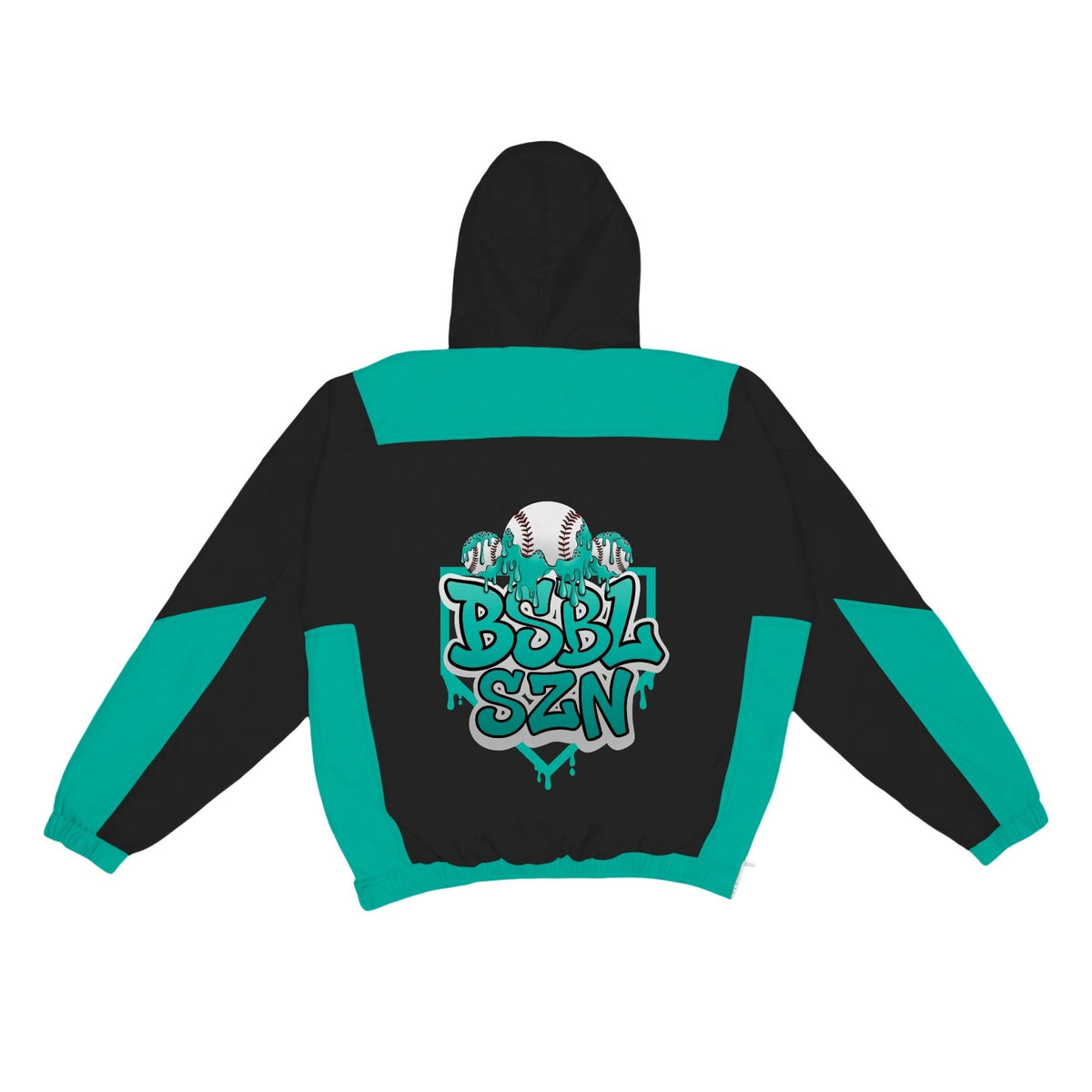 TOP IT OFF TEAL WINDBREAKER - Mav Wear