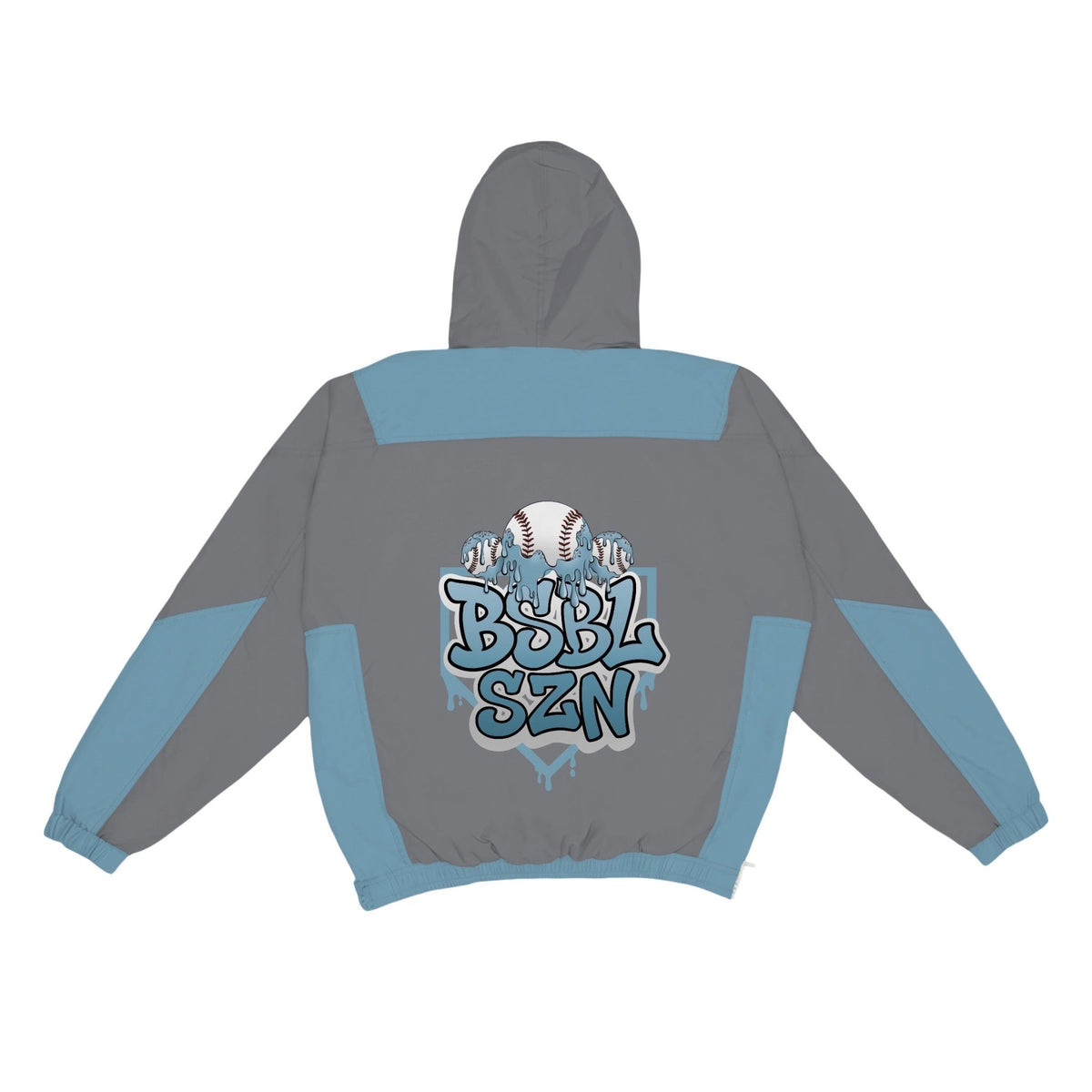 TOP IT OFF BLUE WINDBREAKER - Mav Wear