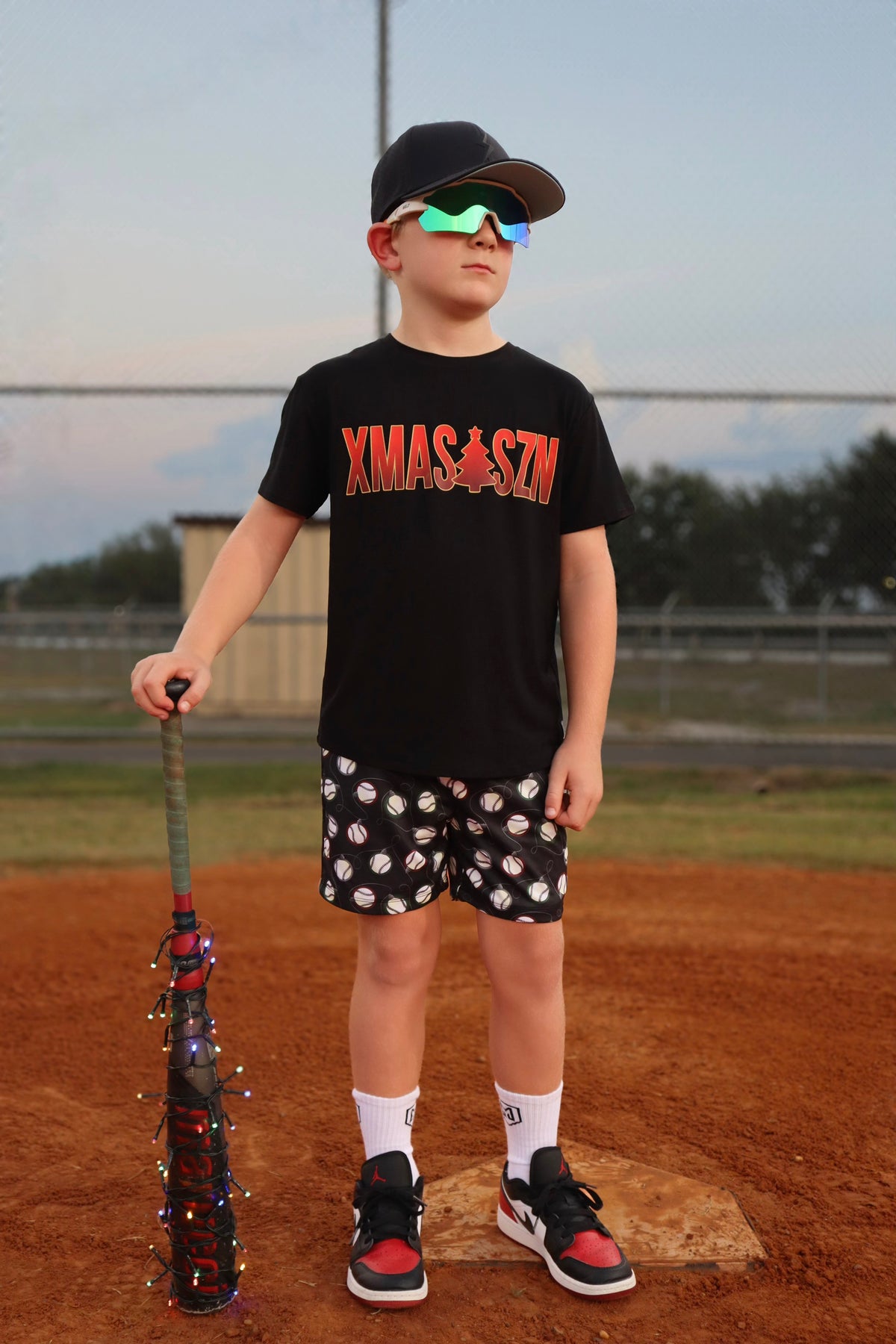 ROCKIN’ AROUND THE BALLPARKS SHORT SLEEVE FRONT & BACK GRAPHIC TEE SHIRT (SIGNATURE BLEND)