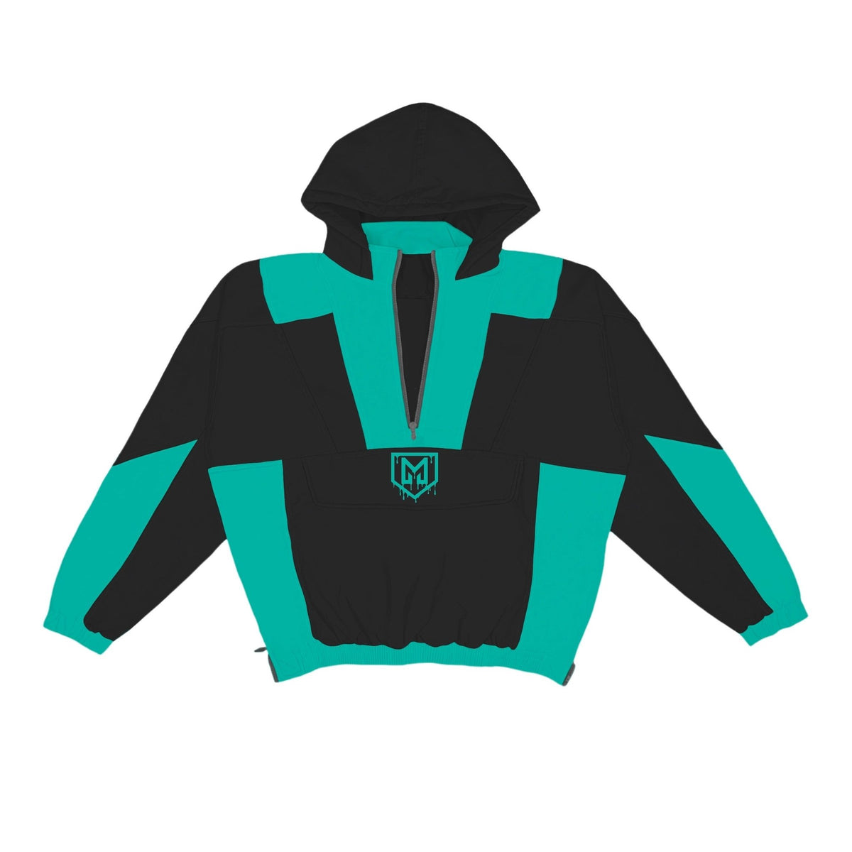 TOP IT OFF TEAL WINDBREAKER - Mav Wear
