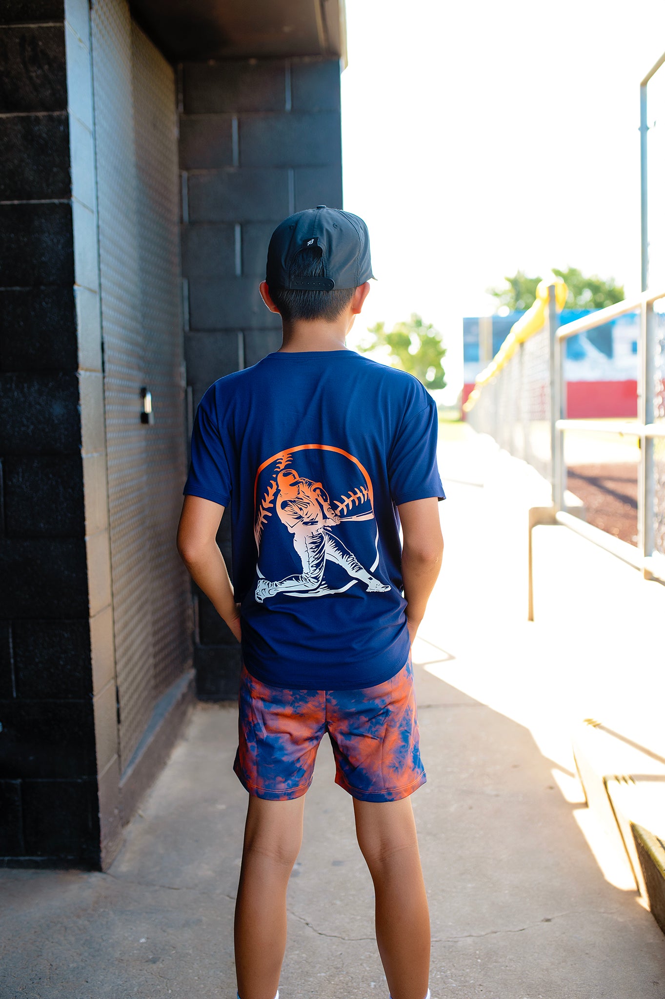 ALL STAR FADE FRONT & BACK GRAPHIC TEE SHIRT