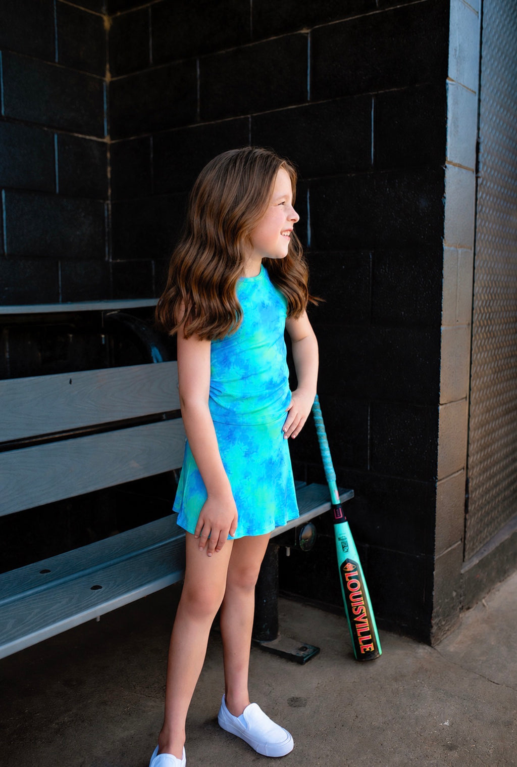 GAME ON GLOW RIBBED BAMBOO SKORT SET