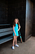 GAME ON GLOW RIBBED BAMBOO SKORT SET