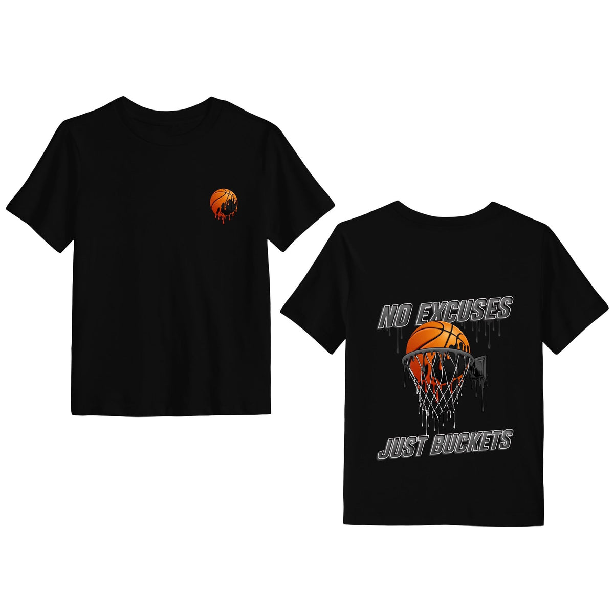 JUST BUCKETS TEE SHIRT (ELEVATED BLEND) - Mav Wear